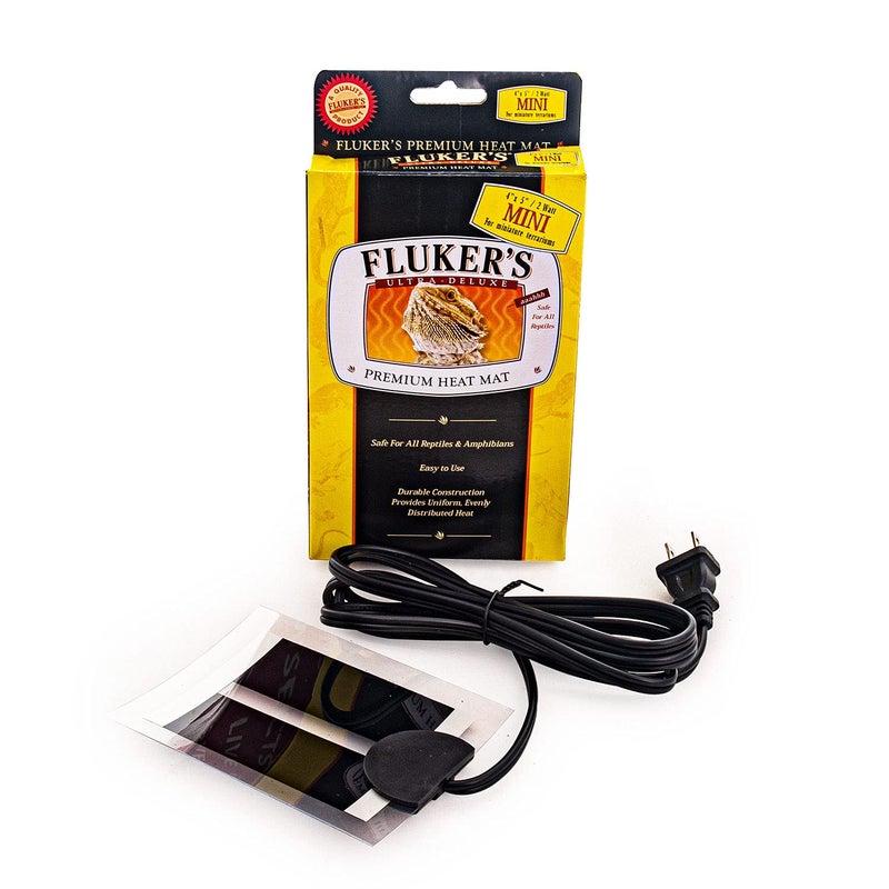 Fluker's Premium Heat Mat for All Reptiles and Amphibians, Mini 4"x5" - Image 1